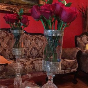 Glass Candle Holder